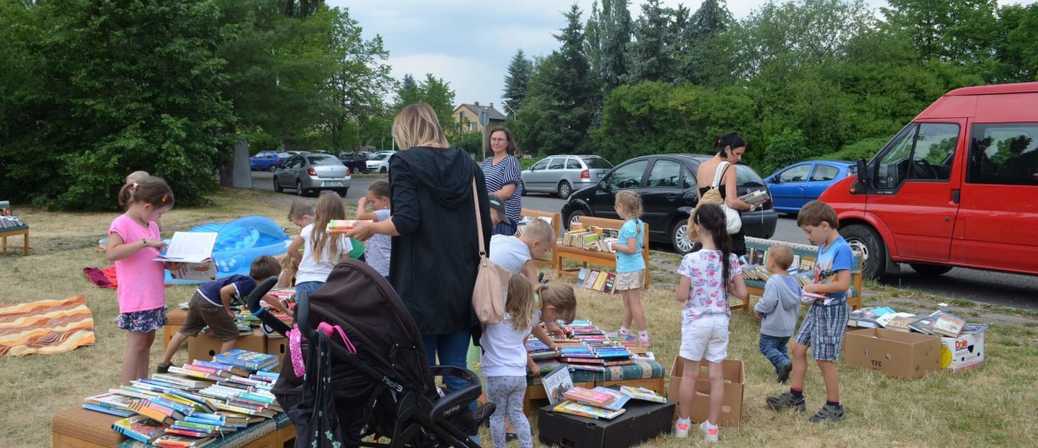 Piknikový knižní bazar Dobříš